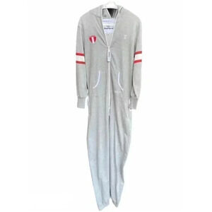 Grey OnePiece Onesie with Denmark logo